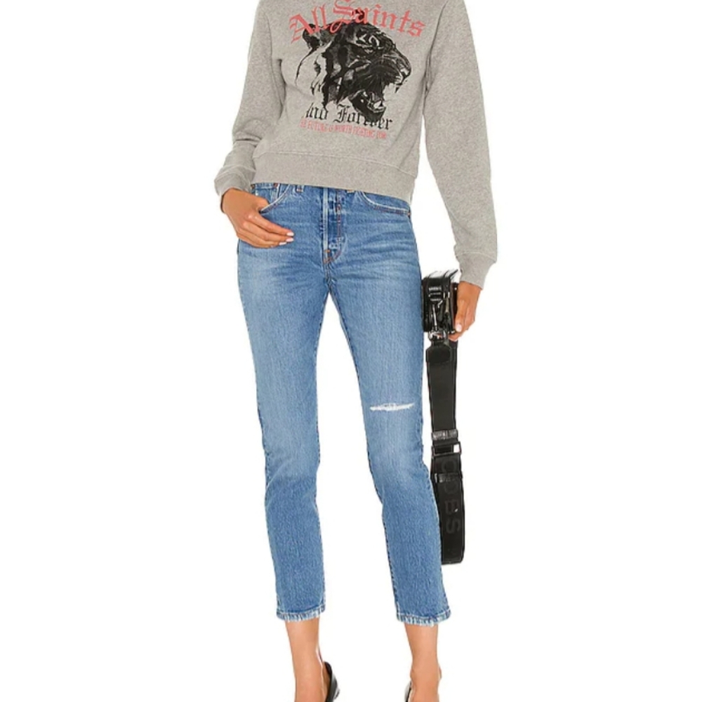 Levi's 501 Ultra High-Rise Skinny Jeans Lightly Distressed NWT Size 27